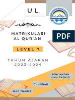 Modul Alquran For Preparation Class