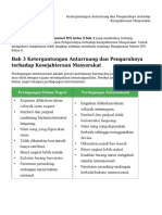 Ketergantungan Antarruang Dan Pengaruhnya Terhadap Kesejahteraan Masyarakat