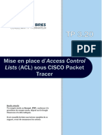TP3.20 - Les ACL CISCO