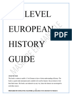 A' Level European History Guide