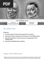 Social Structure of the Ndebele State | PDF