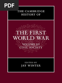 The Cambridge History of The First World War Volume 3, Civil Society by Jay Winter