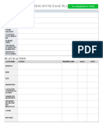 IC One Page Marketing Project Plan 17298 - WORD - FR