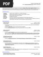 Vivek Lakhani Resume