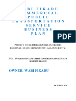 Wabi Fikadu Business Plan