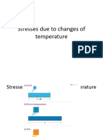 Stresses Due To Changes of Temperature
