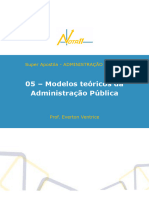 Nota11 - Modelos Teóricos Da Administração Pública