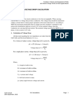 Voltage Drop Calculations