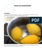 01 01 21 Confiture de Citrons À La Mentonnaise