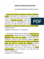 10 Mandamentos Da Familia Goulart Maia