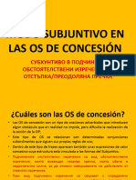 7subjuntivo en Las OS de Concesión - Lección