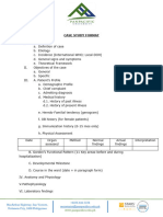 PU Case Presentation Format