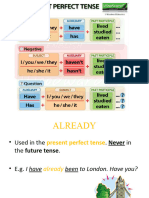 Present Perfect - Yet and Alredy
