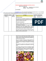 Plan de Contingencia Semana 8 Limpieza y Sanitización 1ro SH