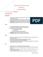 Organisms and Populations Class 12TH