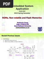 Embedded System Application: Roms, Non-Volatile and Flash Memories