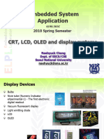 Embedded System Application: CRT, LCD, OLED and Display Systems