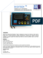 Rechargeable Earth Tester Det 99c