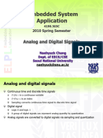 Embedded System Application: Analog and Digital Signals