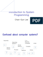 Introduction To System Programming: Chan-Gun Lee