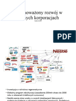 Zrównoważony Rozwój W Znanych Korporacjach