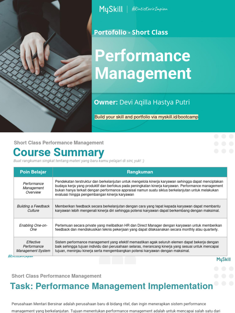 Mini task performance management november 2023 pdf
