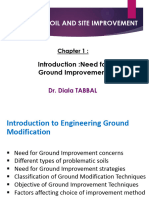Lecture 1-Introduction - Need For Ground Improvement