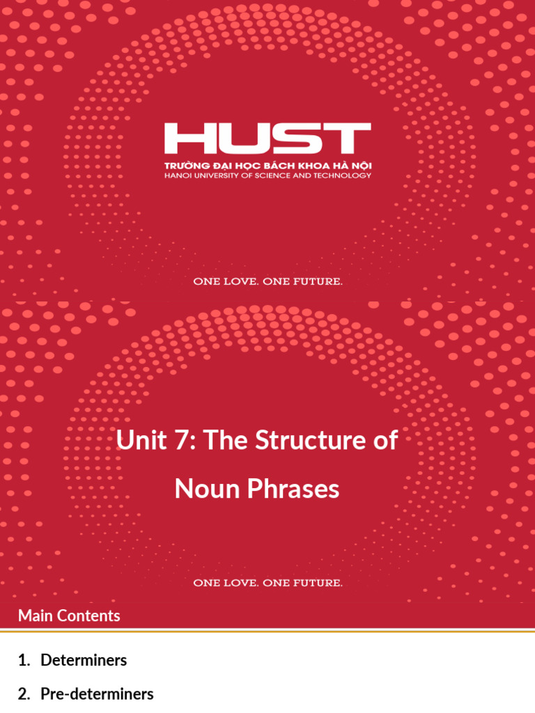 Noun Phrase Structure and Modifiers | PDF | Adjective | Phrase