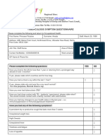 TB Symptom Questionnaire