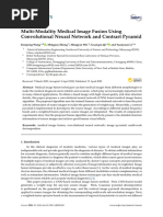 Sensors: Multi-Modality Medical Image Fusion Using Convolutional Neural Network and Contrast Pyramid