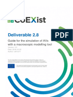 D2.8 Guide For The Simulation of AVs With A Macroscopic Modelling Tool