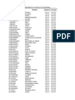 N° Nom Prénom Section Groupe