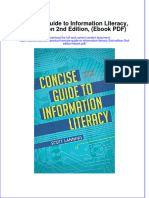Concise Guide To Information Literacy 2nd Edition 2nd Edition Ebook PDF