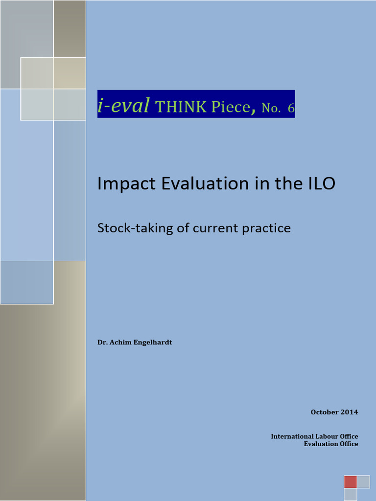 ILO Impact Evaluation Practices Review | PDF | Evaluation ...