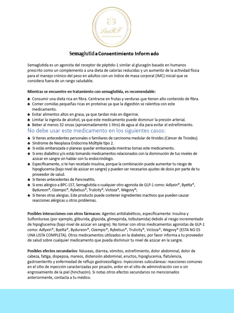 semaglutide ingredientes Semaglutida explicada: beneficios para la prdida de peso, riesgos y cmo funciona Semaglutide for Weight Loss Management