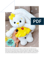 Lapin en Peluche Luna Amigurumi PDF Au Crochet Gratis