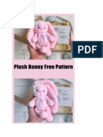 Crochet Plush Bunny Amigurumi Free Pattern