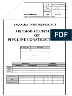 Method Statement of 16'' Pipe Line03
