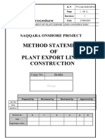 Method Statement of Export Lines