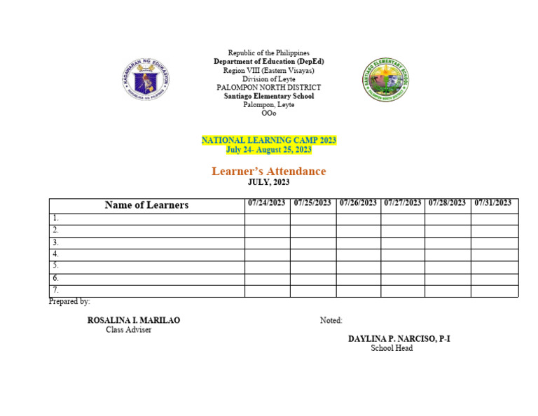 attendance-nlc-learners-pdf