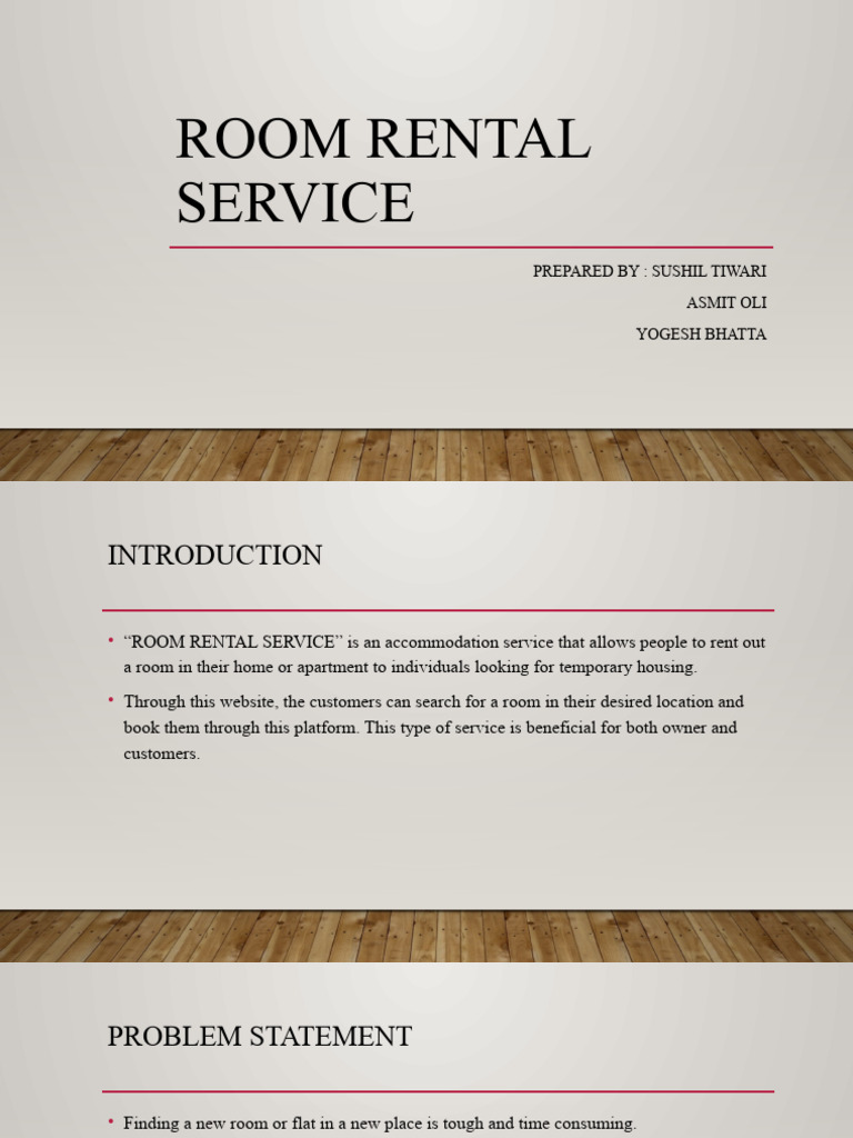Affordable Room Rental Service Guide | PDF | Renting | Usability