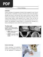 Forensic Odontology