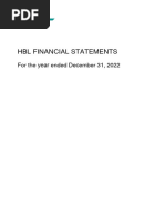 HBL Financial Statements - December 31, 2022