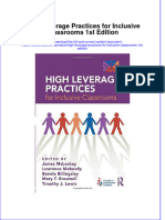 High Leverage Practices For Inclusive Classrooms 1st Edition