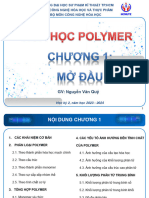 Hóa học Polymer - Chương 1 - Mở đầu