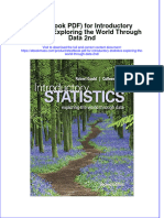 Etextbook PDF For Introductory Statistics Exploring The World Through Data 2nd