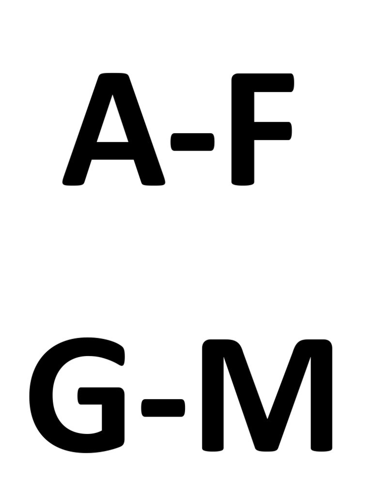 A-Z labels | PDF