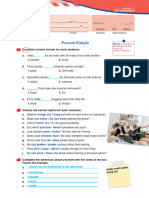 EI Grammar Worksheet - Present Simple