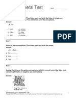 Top Notch Fundamentals Unit 1 Assessment