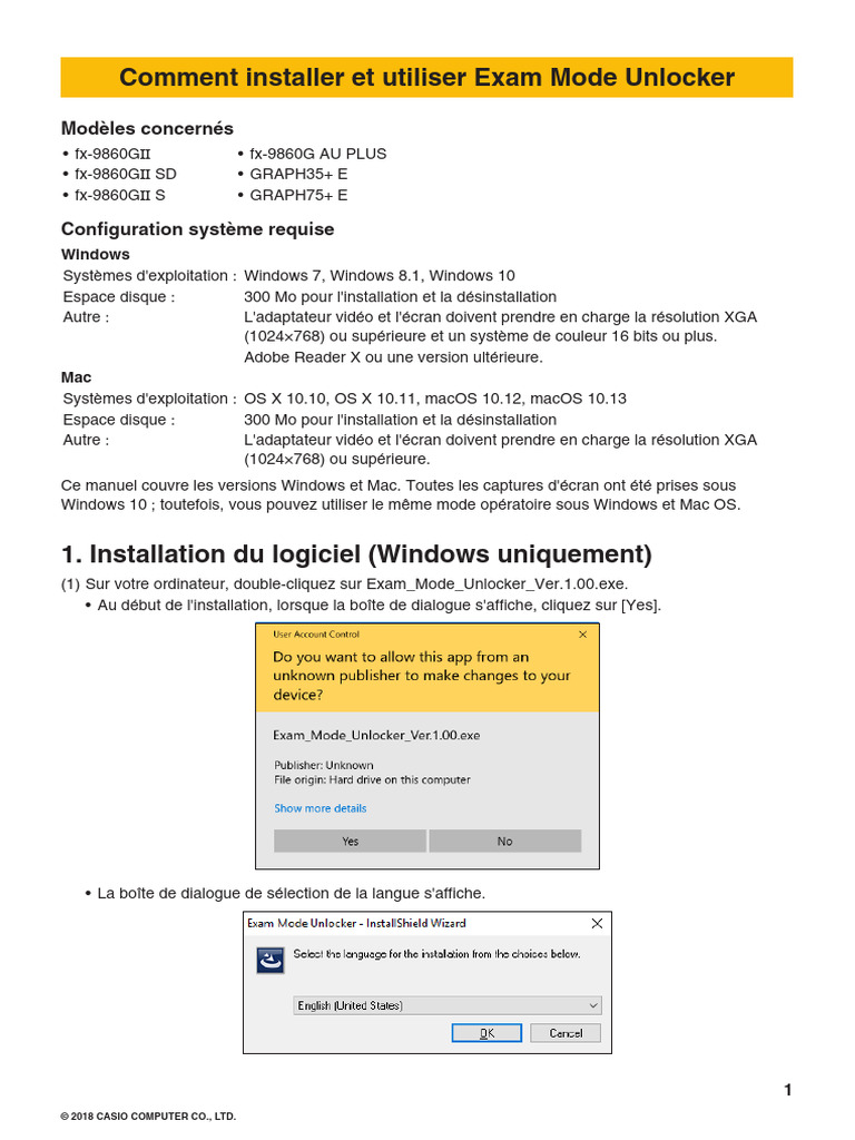 Exam Mode Unlocker Ug FR | PDF